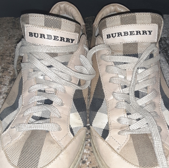 burberry plaid sneakers